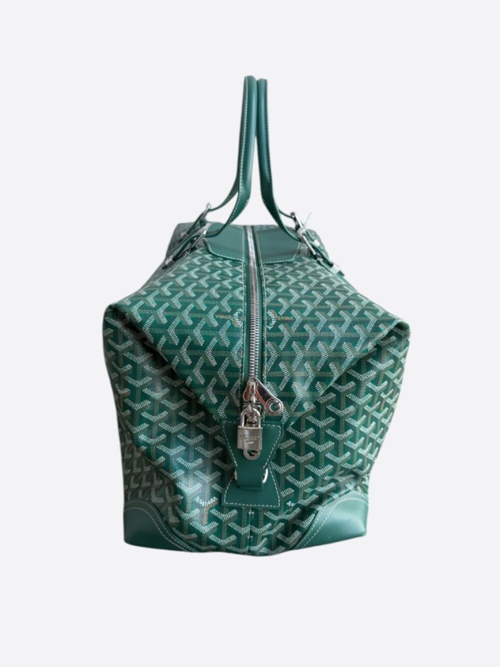 Goyard Green Bowling 55 Duffel Bag - Picture 2 of 7